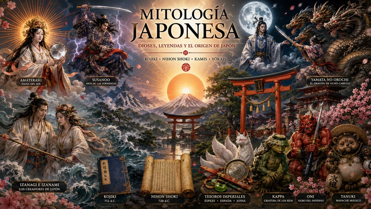 Qué es la mitología japonesa